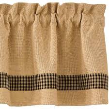 Free delivery on orders over $35. Burlap Check Valance Walmart Com In 2021 Burlap Curtains Living Room Primitive Kitchen Burlap Curtains Diy