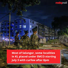 Jul 02, 2021 · selangor is the country's most industrialised state. Malay Mail On Twitter The Emco Will Among Others Restrict Those In Areas Affected To Stay At Home With Only One From Each Household Allowed To Buy Essential Goods Along With A