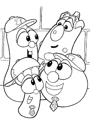 Veggietales coloring pages to print. Printable Veggie Tales Coloring Pages Coloringme Com