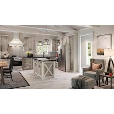 american woodmark reading 14 9 16 x 14 1 2 in cabinet door sample in drift 97092 the home depot single wide remodel cabinet doors home