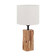 Rustic small led log light table lamp desk light real wooden log hollow unusual bedside office natural repurposed upcycled wood. Portishead Natural Wood Table Lamp 43212 The Lighting Superstore