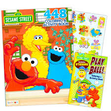 Check spelling or type a new query. Sesame Street Elmo Coloring Book Super Set Bundle With 2 Sesame Street Books And Stickers Over 600 Pages Featuring Elmo Cookie Monster Big Bird And More Buy Online In Botswana At