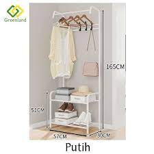 Dibuat dengan kayu solid yang tahan lama untuk penyangga yang andal, lemari baju gantung kayu origin murah hadir dengan bingkai yang terentang, tepi membulat. Rak Baju Gantung Single Portable Murah Awet Kokoh Lemari Pakaian Minimalis Sebaguna Hsh102 Terbaru Agustus 2021 Harga Murah Kualitas Terjamin Blibli