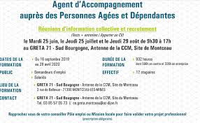 Salarié du privé ou demandeur d'emploi. Pole Emploi Montceau Les Mines Offredeformation Formation Qualifiante Agent D Accompagnement Aupres Des Personnes Agees Ou Dependantes H F L Agent D Accompagnement Participe A La Prise En Charge De La Personne Agee Ou De La