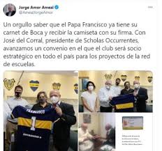 Jun 24, 2021 · 12 días. El Papa Francisco Fanatico De San Lorenzo Y Nuevo Socio De Boca Tyc Sports