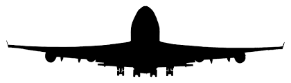 Plane Taking Off Silhouette - Openclipart