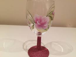 Hand Painted By Lady Porsha In The Uk 20 Each No Two Are The Same Hand Painted Wine Glasses Hand Painted Wine Glass Painted Wine Glass