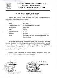 Ketua rt 09/02, syamsul mujahidin. Contoh Surat Keterangan Tidak Mampu Dari Ketua Rt Ketua Rw Desa