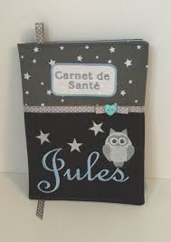 Protege Carnet De Sante Personnalisable Avec Prenom Modele Hibou Molletone Puericulture Carnet De Sante Protege Carnet De Sante Tuto Couture Carnet De Sante