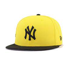 New York Yankees Cyber Yellow Black 100th Anniversary New Era 9fifty Snapback Yankees Hat Yellow Black New Era