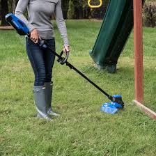 How do i ensure i'm safe while utilizing a weed eater? Kobalt String Trimmer With 40 V Max Battery And Charger 13 15 In Rona