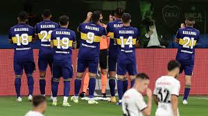 Diego maradona's daughter couldn't hold back the tears when boca juniors' players celebrated a cantitos de la 12 / temas de boca juniors para diego armando maradona letra: To Honour The Best You Must Play Well Boca Players In Moving Maradona Tribute With Legend S Daughter Watching Goal Com