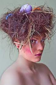 Birds Nest Hair Bird Nest Hair Hair Puff Hair Up Or Down