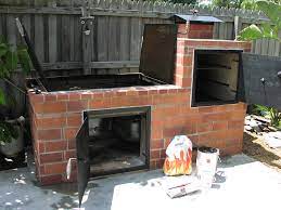 Grab 14 cinder blocks and assemble them in a 80 x 48 (that's five cinder blocks long, two cinder blocks wide) rectangle and place the 2x4 stakes at the inside corners. Brick Barbecue 21 Steps With Pictures Instructables
