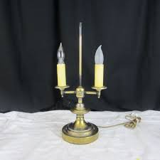 Vintage Brass Table Lamp Double 2 Candlestick Lights No Shade Ebay Brass Table Lamps Candlesticks Brass Table