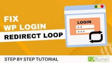 How To Fix WordPress Login Redirect Loop Problem - YouTube