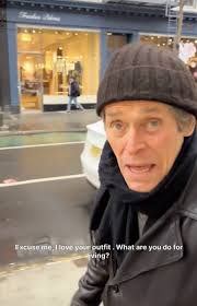 Willem Dafoe Goes Viral After Popping Up A TikToker's Video