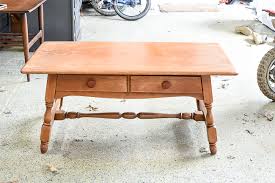 It is highly toxic to we have been looking for a new coffee table for a while, but nothing really stood out to us. Before And After How To Refinish A Solid Wood Table Little House Of Four Creating A Beautiful Home One Thrifty Project At A Time Before And After How To Refinish