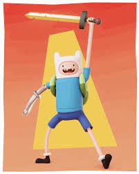 Finn The Human, Made in blender : r/adventuretime