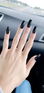 You can buy press acrylic nails with preferential price and various promo code from dhgate black friday & cyber monday with fast delivery. Black Coffin Acrylic Nails Nail And Manicure Trends