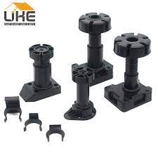 Four sided taper island leg. China Kitchen Cabinet Adjustable Plinth Legs Furniture Plastic Legs China Furniture Leg Plastic Legs
