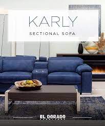 Karly Blue Power Reclining Sectional Reclining Sectional Power Recliners Sectional