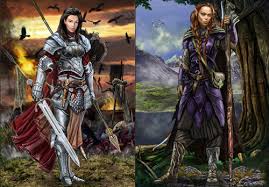 This video is not child friendly. Women Fighters In Reasonable Armor
