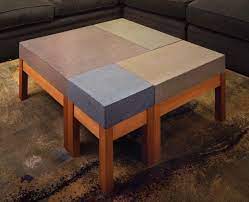 The best way to get rid of timber thats lying around the yard is to make something with it.this table is made from beautiful reclaimed australian hardwood. 20 Modular Coffee Table Ideas