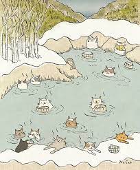 台湾插画师猫小姐的浮世绘风格猫咪插画 别叫我秦大花采集到手绘 340图 花瓣插画 漫画 cats illustration cute illustration cat art