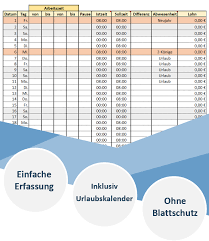 Wieviele arbeitstage hat das jahr 2021? Excel Arbeitszeitnachweis Vorlagen 2020 Excel Stundenzettel