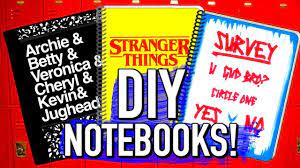Diy School Supplies Diy Logan Paul Riverdale And Stranger Things Note Diy School Supplies School Diy Stranger Things