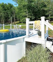 Cute Above Ground Pool Set Up
