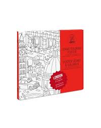 Share pinterest tweet add to wishlist. Omy London Colouring Poster 100x70cm Large Frameable Coloring Poster Made In France
