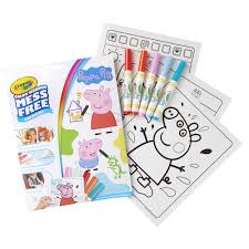 Color wonder markers only write on color wonder paper. Color Wonder Mess Free Coloring Pad Markers Peppa Pig Bin757000 Crayola Llc Art