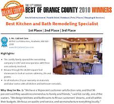 This is because the owners can create their own designs and use their creativeness in order to have nice looking and durable cabinets. Mr Cabinet Care Voted 1 Kitchen Remodeling Specialist In Orange County