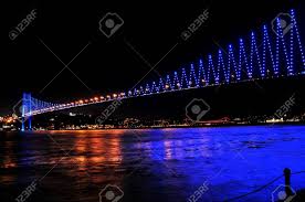 Fatih sultan mehmet'in hayatı (i̇ngilizce). Istanbul Bosporus Brucke Fatih Sultan Mehmet Brucke In Der Nacht Lizenzfreie Fotos Bilder Und Stock Fotografie Image 14122683