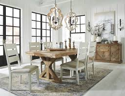 Shop wayfair for all the best grey kitchen & dining room sets & tables. The Grindleburg Light Brown 7 Pc Rectangular Table 6 Side Chairs Available At Gibson Mcdonald Serving Waycross Ga And Surrounding Areas