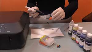 The printer is suitable for cloud print as well as airprint, so you can also print from your smart device as well as a tablet computer. Tuto Imprimante Alimentaire Comment Remplir D Encre Les Cartouches Rechargeables Canon Youtube