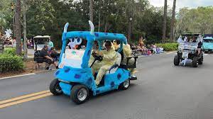 Fort Wilderness Christmas Golf Cart Parade 2021 Photo Video Wilderness Every Year Halloween Golf Cart Parade Returns Alexa Times