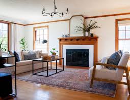 Stucco or stone walls are typical of the english style tudor, and in some areas, you may even see some with. Modern Traditional Tudor Revival Living Room The Definitive Living Room Update Post Create Enjoy