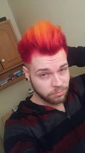 Fire Hair April 2017 Red Orange Yellow Hair Fire Phoenix Men Hair Color Fire Hair Hair Color Orange