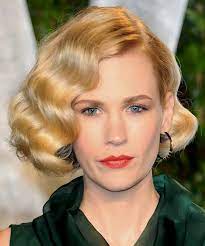 January Jones Hairstyle Easy To Hairstyles 2014 Short Blonde Hair Short Brunette Hair Wavy Bob Hairstyles