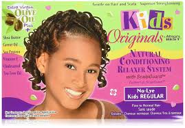 Africa's Best Kids Originals Relaxer System, Natural Conditioning, No-Lye,  Kids Regular, Pack of 12