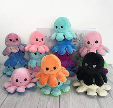 Reversible Flip Octopus Plush Octopus Plush Plush Animals Plush