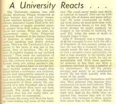 50 Years Ago The Jfk Assassination And A Razorback Game Editorial Http Www Sportinglifearkansas Com Evin Demirel 50 Year Jfk Assassination Jfk 50 Years Ago