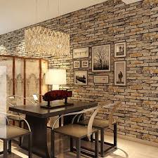 Dwell Of Decor 3d Effect Brick Stone Wallpaper For Interior Designs Home Wallpaper Decor Stone Wallpaper