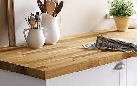 300 x 60 x 196 cm. Plan De Travail En Chene Massif Goodhome Hinita 300 Cm X 62 Cm X Ep 4 Cm Castorama