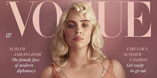 It looks like billie eilish revealed her massive secret hip tattoo on new british vogue cover. Billie Eilish Shows Tattoo For First Time In British Vogue Photos