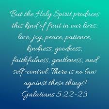 Fruits Of The Spirit Holy Spirit Faith Spirit
