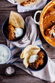 When ready to serve, fold about 2 tablespoons of chicken mixture into each round and serve. Easy Weeknight Chicken Curry With Cucumber Yoghurt Simply Delicious